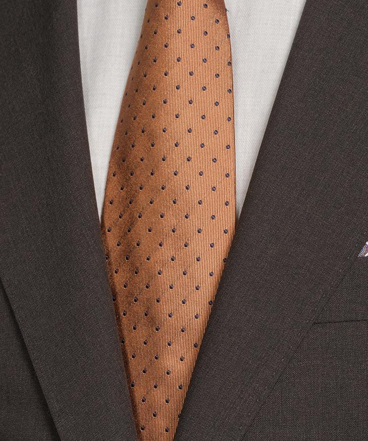 Tropical Chine Dark Brown Suit - Oliver Wicks