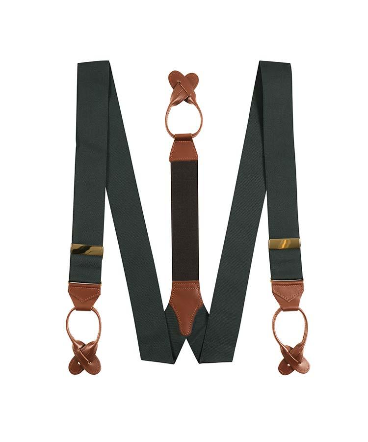 Dark Green Suspenders - Oliver Wicks
