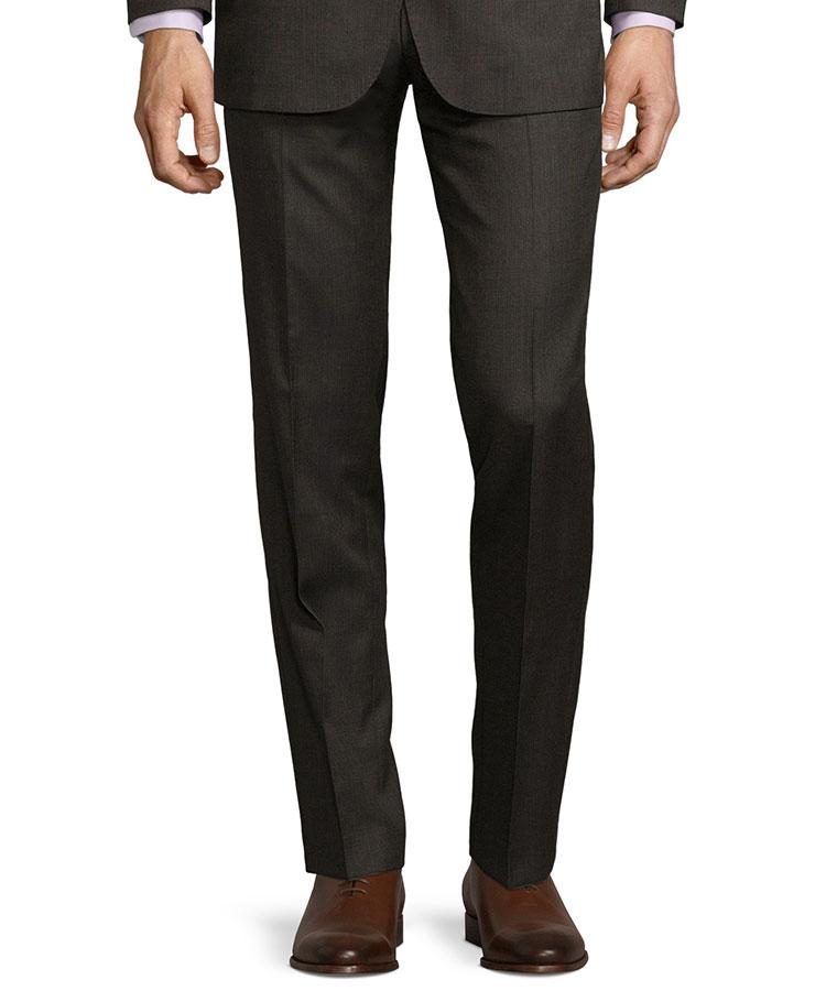 Brown Melange Pants