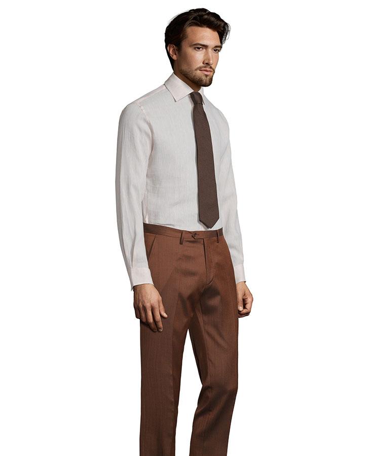 Copper Wool & Silk Pants