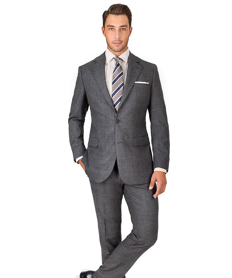 Charcoal Plaid Pants - Oliver Wicks Charcoal Plaid Pants - Oliver Wicks