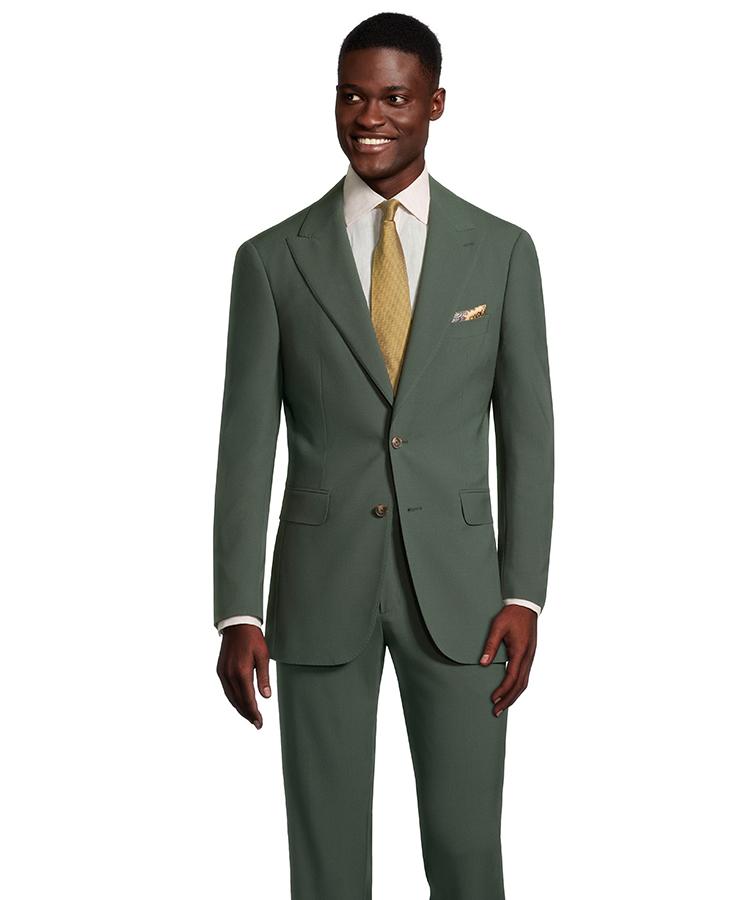 Green Natural Bi-Stretch Suit