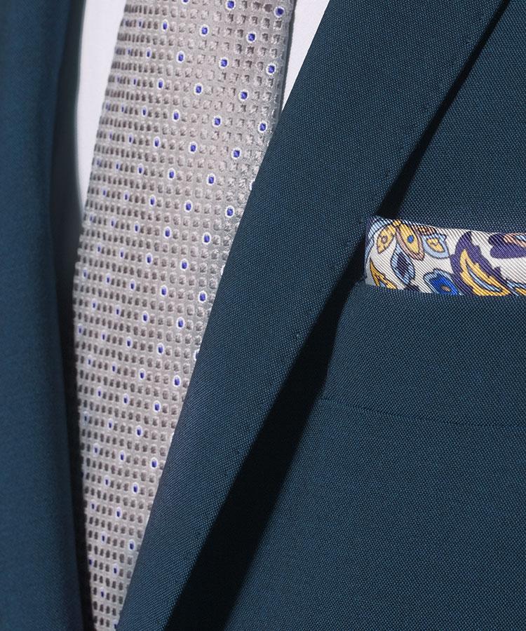 True Blue Natural Bi-Stretch Suit - Oliver Wicks