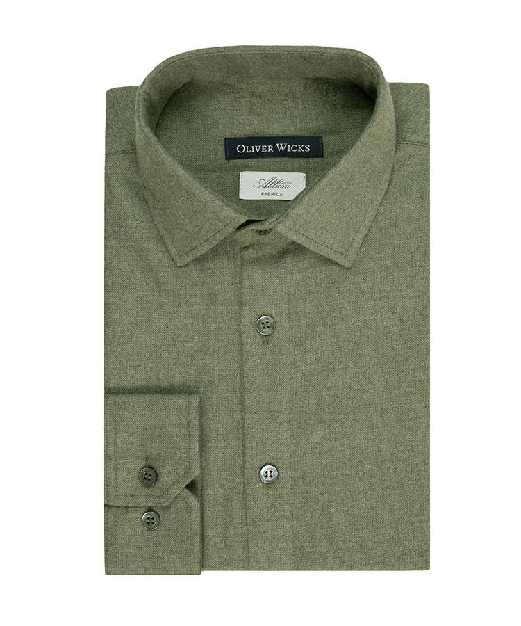 Forest Green Flannel Shirt