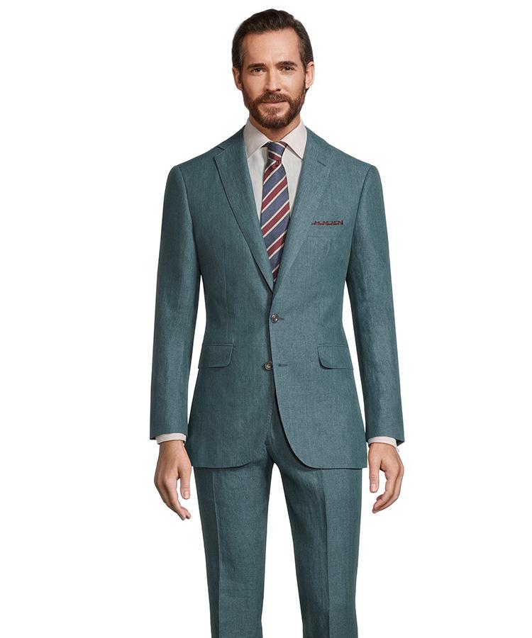knee length dresses for ladies Beige Summer Linen Men’s Suit – 2-Piece Blazer & Pants Set Beige / 48r