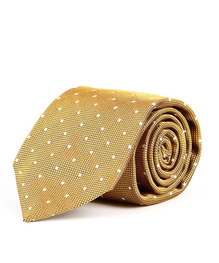 Gold Italian 100% Silk Tie