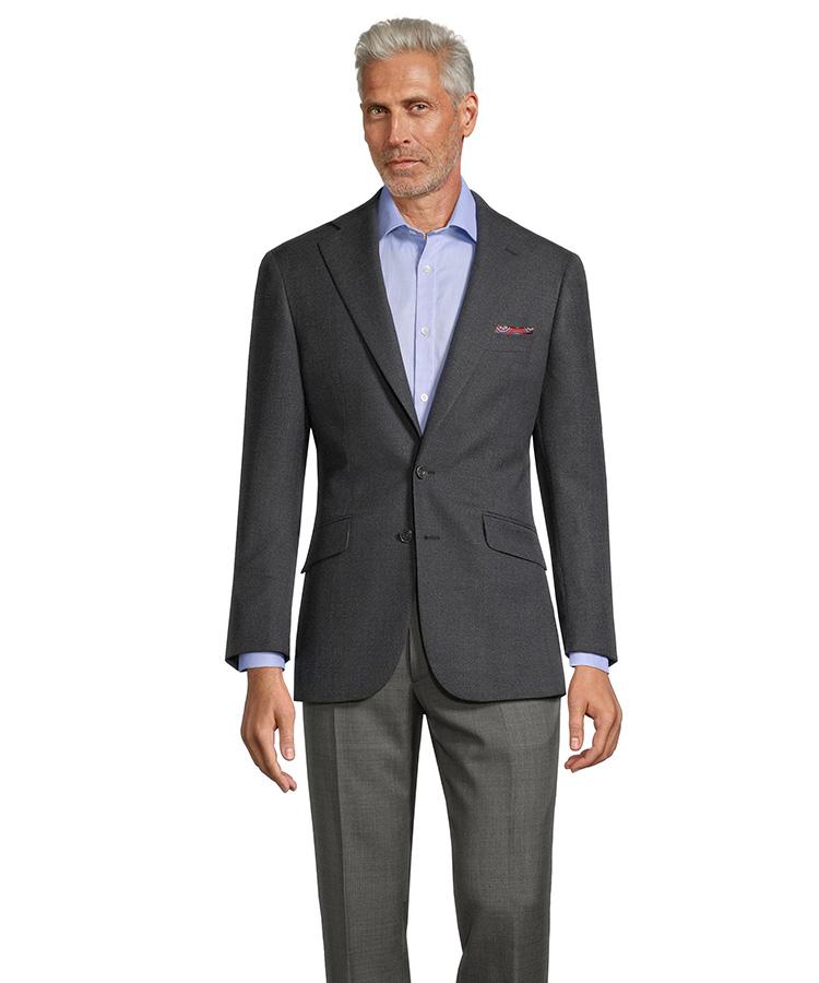 Charcoal Hopsack Blazer