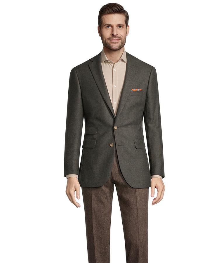 Green Twill Blazer