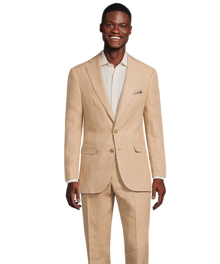 Sand Beige Linen Suit