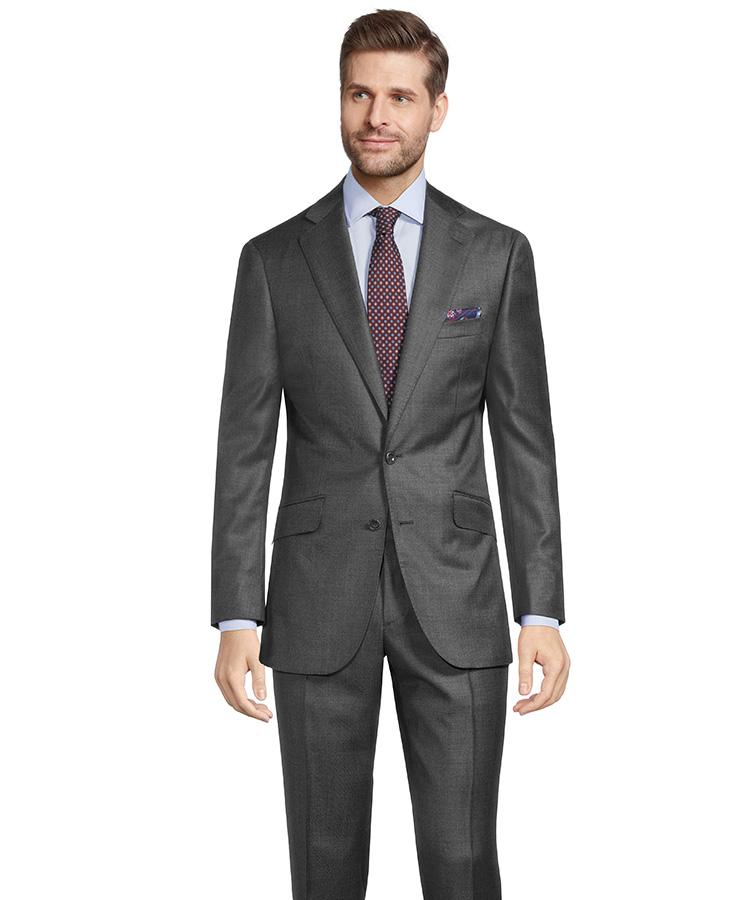 Grey Sharkskin Suit