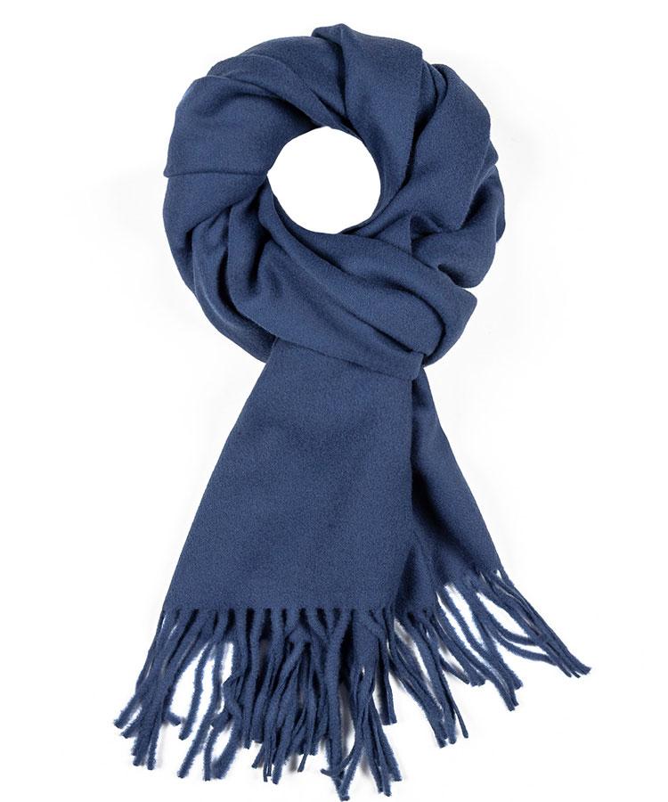 Solid Sky Blue Wool Scarf