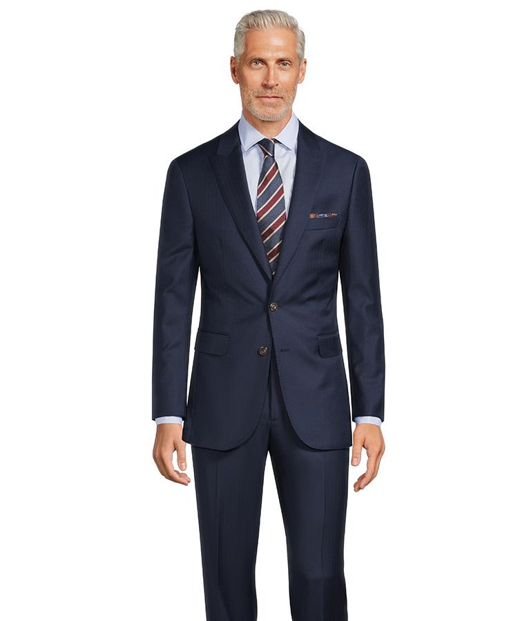 Vendetta Premium Navy Pinstripe Suit