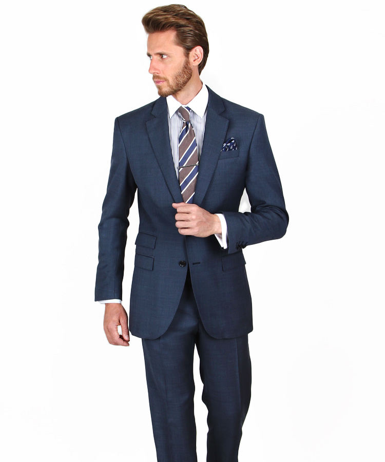 Blue Pick & Pick Suit