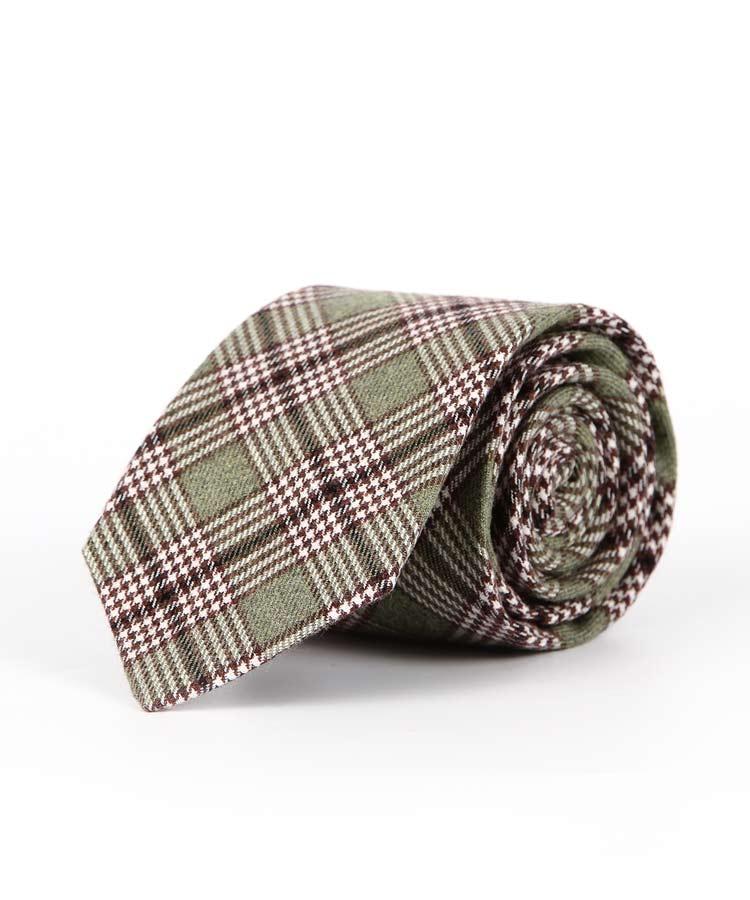 Green Plaid Tie