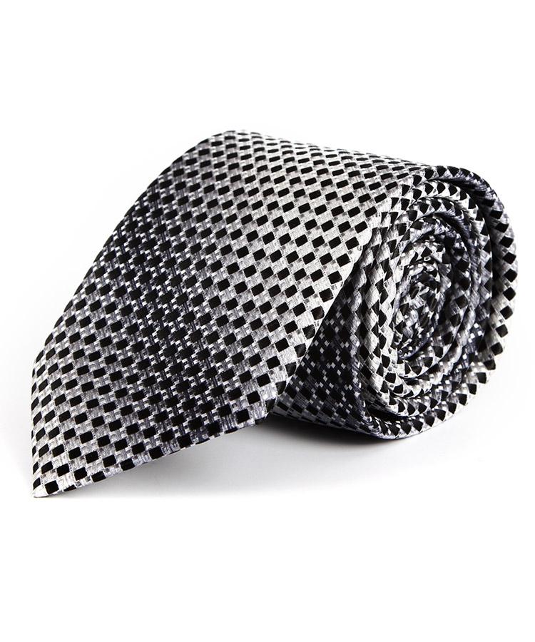 Grey and Black Shapes Rayon