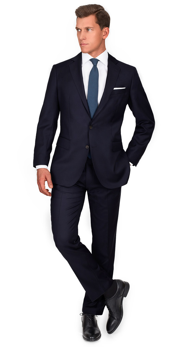Premium Dark Navy Blue Suit