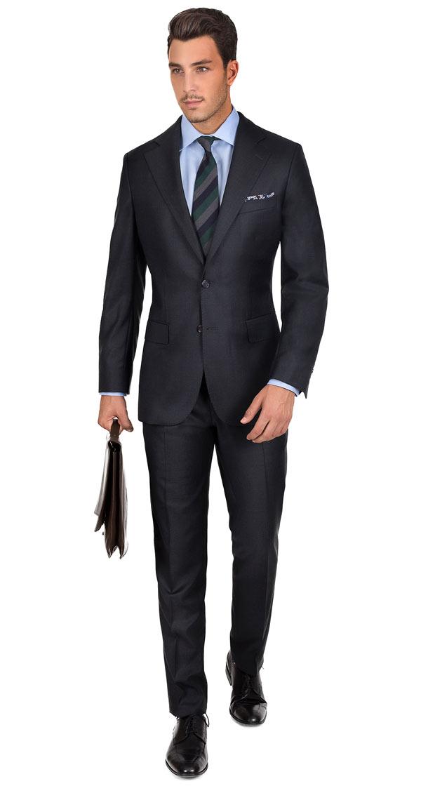 Charcoal Natural Stretch Wool Suit