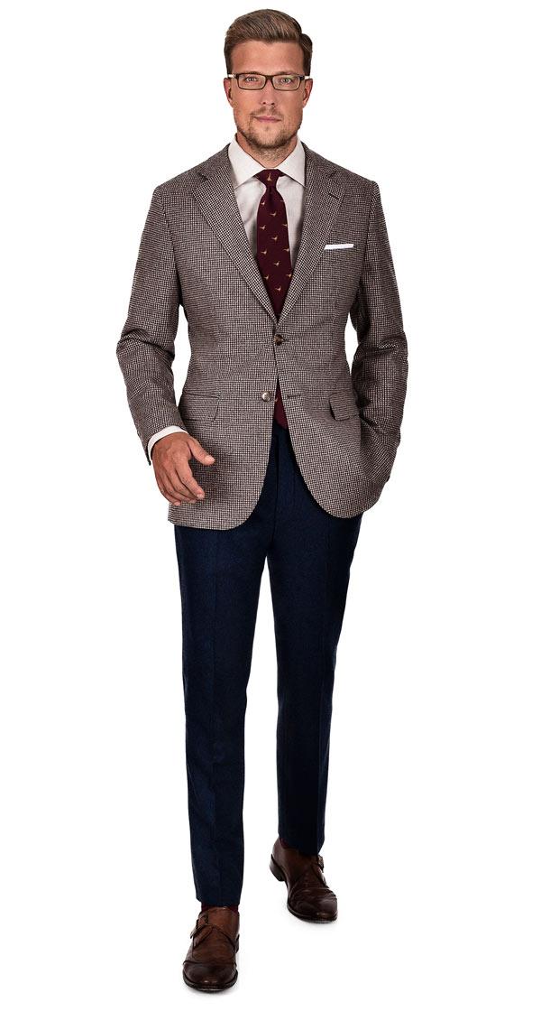 Light Brown Wool & Cashmere Blazer