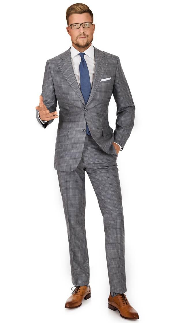 Grey Check Suit
