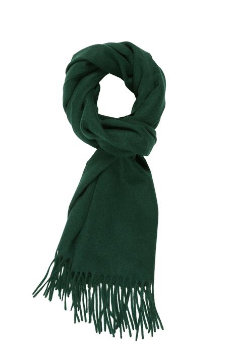 Solid Green Cashmere Scarf