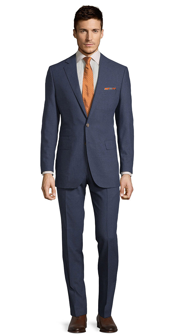 Tropical Chine Ocean Blue Suit
