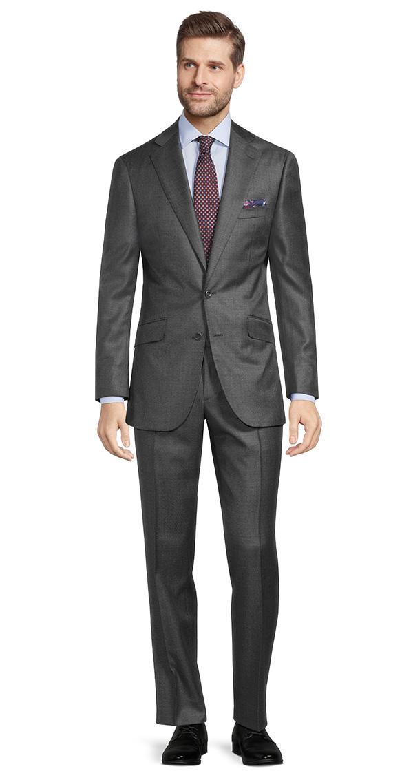 Grey Sharkskin Suit