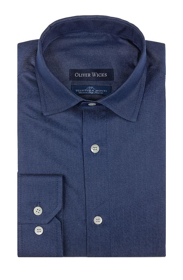 Denim Blue Cotton Shirt