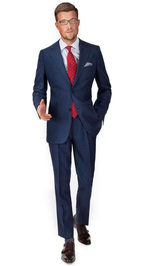 Intense Blue Pick & Pick Suit