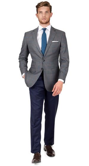 Vendetta Grey Plaid Blazer