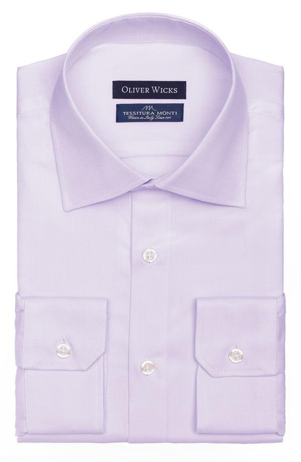 Lavender Two-Ply Cotton Royal Oxford Shirt