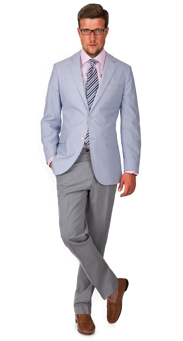 Seersucker Blazer