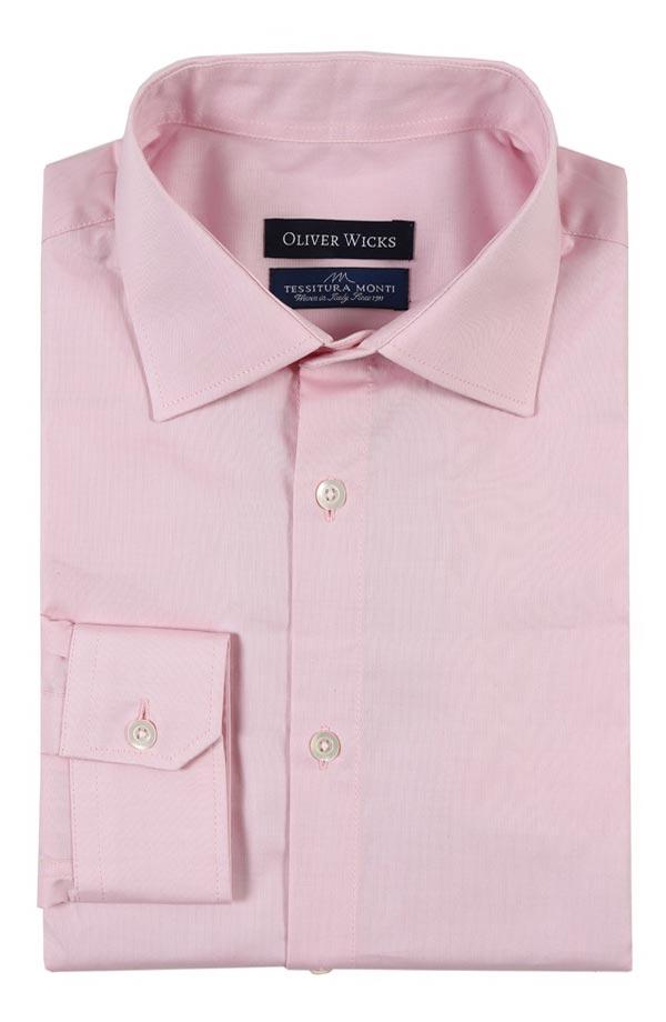Pastel Pink Two-Ply Pinpoint Oxford Shirt