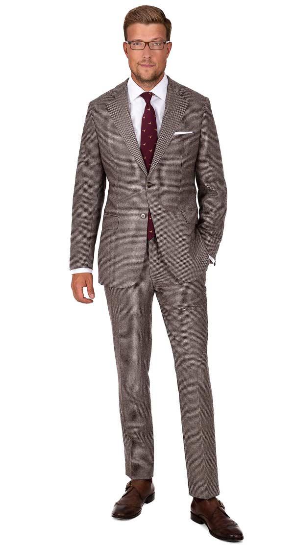 Light Brown Wool & Cashmere Suit