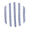 100% Cotton Oxford Dark Blue Stripes