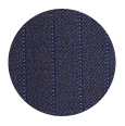 100% Super 110s Blue Tonal Stripe Wool (Italy)