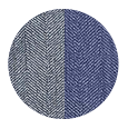 Light Grey / Light Blue Wool and Silk (Italy)