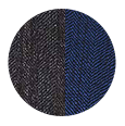 Deep Blue Wool and Silk (Italy)