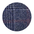 Blue Plaid Wool & Cashmere (Italy)