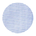 100% Two-Ply Blue Cotton Dobby