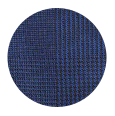 100% Super 150s Fine Navy Plaid Wool (Italy)
