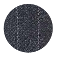 100% Super 110s Charcoal Chalkstripe Wool (Italy)