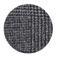 100% Extrafine Charcoal Plaid Wool (UK)