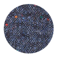 100% Blue Donegal Shadow Tweed Wool