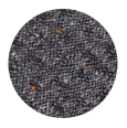 100% Dark Grey Donegal Shadow Tweed Wool (Italy)