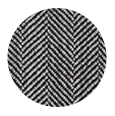 100% Super 110s Grey Herringbone Wool (Italy)