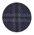 100% Super 110s Navy Fine Check Wool (Italy)