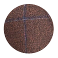 Blue Check Brown Wool & Cashmere (Italy)