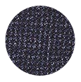 100% Charcoal Blue Melange Wool with Natural Stretch (Italy)