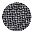 100% Grey Houndstooth Wool with Natural Stretch (Italy)