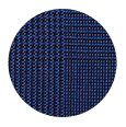 100% Super 120s Navy Shadow Plaid (Italy)